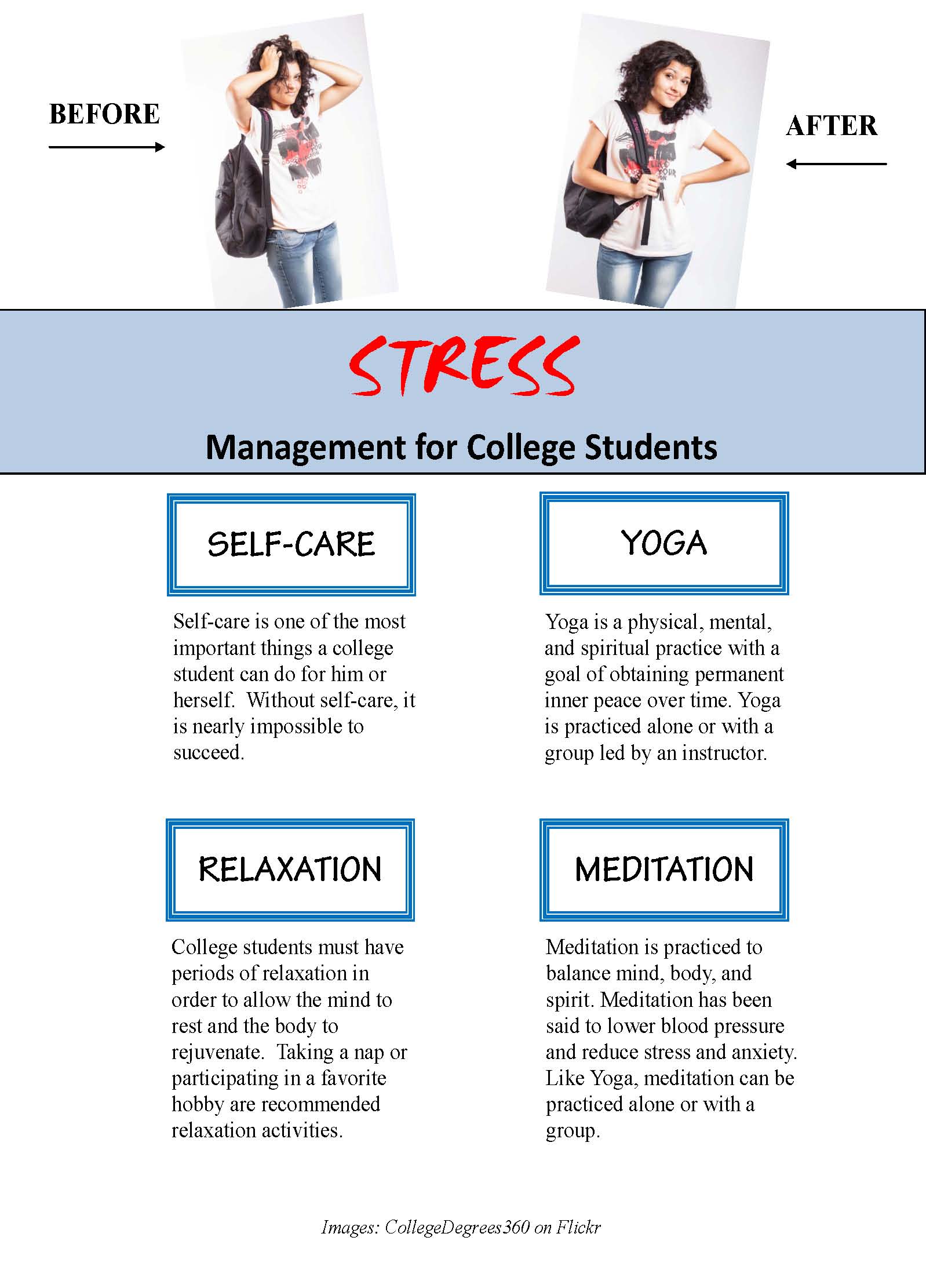 Lesson 1: Reducing Stress - Stress Management for College Students